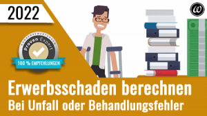 Video: Erwerbsschaden berechnen - Bei Unfall oder Behandlungsfehler