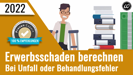 Video: Erwerbsschaden berechnen - Bei Unfall oder Behandlungsfehler