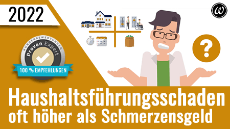 Video: Haushaltsführungsschaden oft höher als Schmerzensgeld
