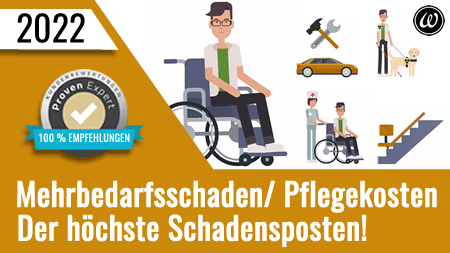 Video: Mehrbedarfsschaden / Pflegekosten - Der höchste Schadensposten!