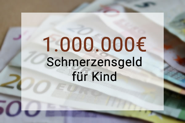 Eine Million Schmerzensgeld