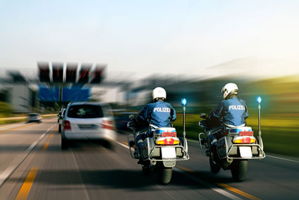 Radfahrer auf falscher Seite